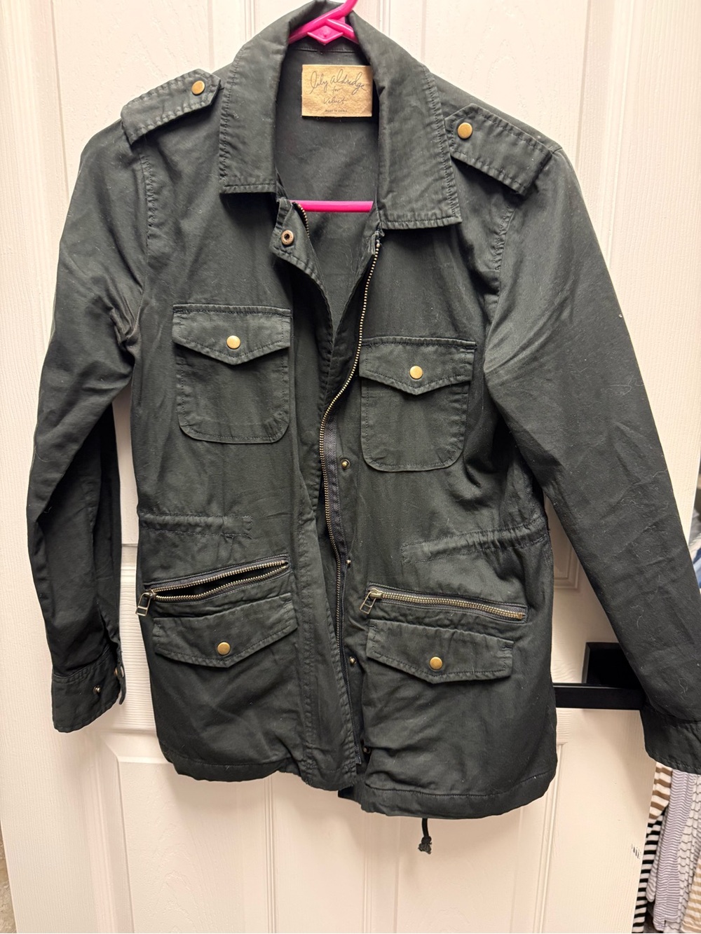Velvet by Graham & Spencer Utility Field Jacket - black